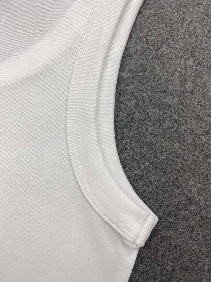  Prada Ribbed knit jersey tank top Women 2024 #3306 - Image 3