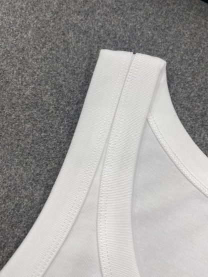  Prada Ribbed knit jersey tank top Women 2024 #3306 - Image 7