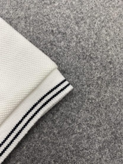  Dior Dioriviera Polo Shirt Women's White Cotton-Blend Jersey #3295 - Image 3