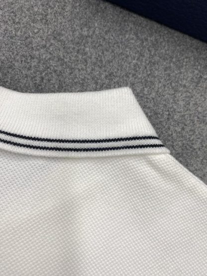  Dior Dioriviera Polo Shirt Women's White Cotton-Blend Jersey #3295 - Image 5
