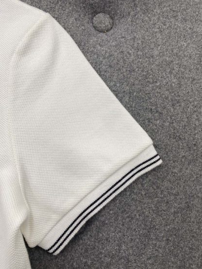  Dior Dioriviera Polo Shirt Women's White Cotton-Blend Jersey #3295 - Image 6
