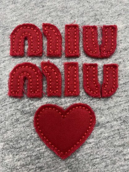  Miu Miu Cotton jersey T-shirt Women t shirt 2024 #3307 - Image 5