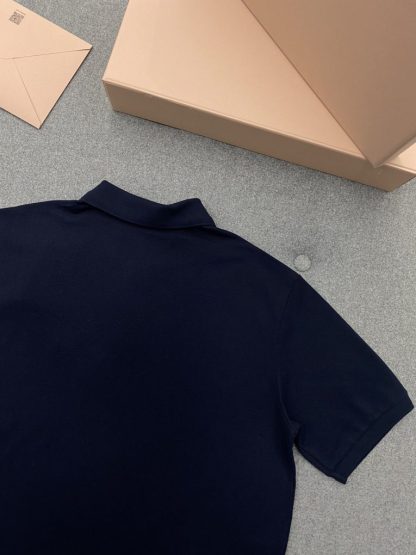  Miu Miu Cotton piqué polo shirt Navy Women 2024 #3313 - Image 12