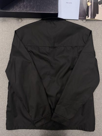 Prada Black Re-Nylon shirt 2024 Men #3310 - Image 7