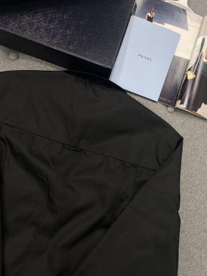  Prada Black Re-Nylon shirt 2024 Men #3310 - Image 12