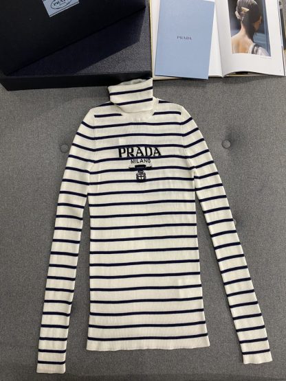 Replica Prada Superfine wool turtleneck sweater Women sweatshirt 2024 #3304