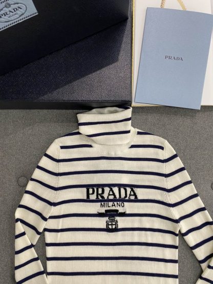  Prada Superfine wool turtleneck sweater Women sweatshirt 2024 #3304 - Image 3