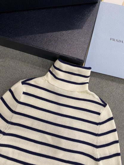  Prada Superfine wool turtleneck sweater Women sweatshirt 2024 #3304 - Image 10