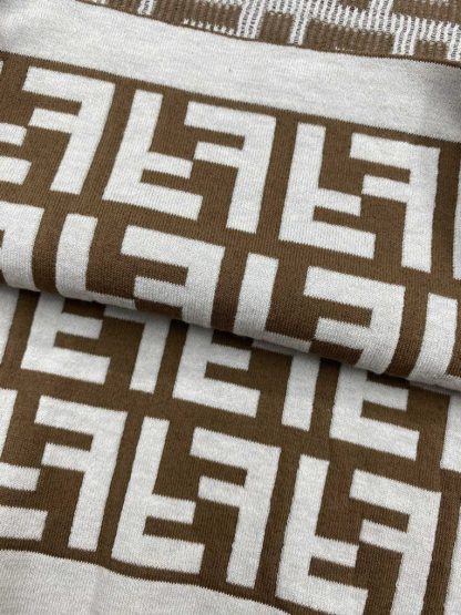  Fendi Brown FF cotton top Women Vest 2024 #3303 - Image 3