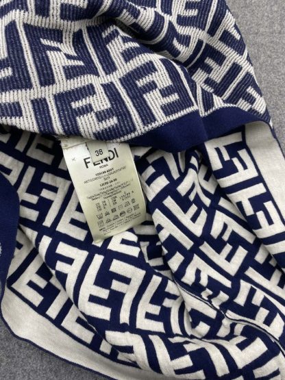  Fendi Navy blue FF cotton dress Women 2024 #3302 - Image 2