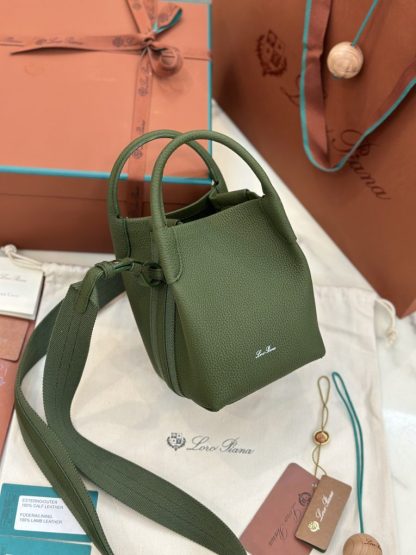 Replica Loro Piana Micro Bale bag Calfskin #3049