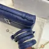  Loro Piana Extra Pocket L19 Bag Ostrich Leather Sliver Hardware #3025 - Image 5