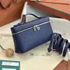  Loro Piana Extra Pocket L19 Bag Ostrich Leather Sliver Hardware #3025 - Image 7