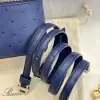  Loro Piana Extra Pocket L19 Bag Ostrich Leather Sliver Hardware #3025 - Image 9