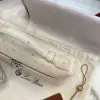  Loro Piana Extra Pocket L19 Bag Ostrich Leather Sliver Hardware #3023 - Image 4