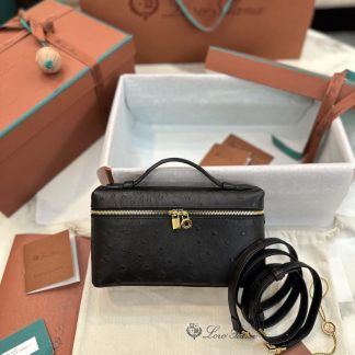 Replica Loro Piana Extra Pocket L19 Bag Ostrich Leather #3020