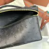  Loro Piana Extra Pocket L19 Bag Ostrich Leather Golden hardware #3020 - Image 8