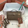 Replica Loro Piana Extra Pocket L19 Bag Ostrich Leather Golden Hardware #3032