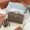  Loro Piana Extra Pocket L19 Bag Ostrich Leather Sliver Hardware #3033 - Image 4