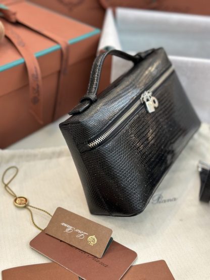  Loro Piana Extra Pocket L19 Lizard Leather Bag #3061 - Image 5