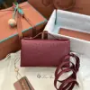  Loro Piana Extra Pocket L19 Bag Ostrich Leather Sliver Hardware #3027 - Image 4