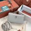  Loro Piana Extra Pocket L19 Bag Ostrich Leather Sliver Hardware #3029 - Image 4