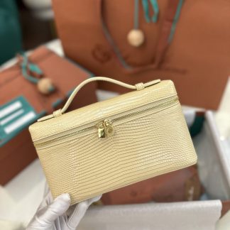Replica Loro Piana Extra Pocket L19 Lizard Leather Bag #3062