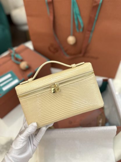 Replica Loro Piana Extra Pocket L19 Lizard Leather Bag #3062