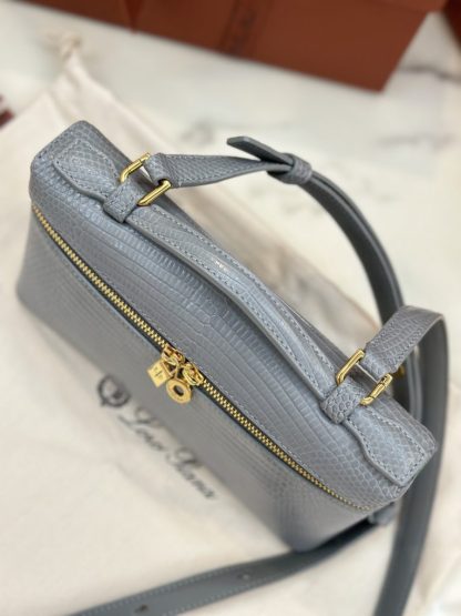  Loro Piana Extra Pocket L19 Lizard Leather Bag #3063 - Image 3