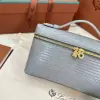  Loro Piana Extra Pocket L19 Lizard Leather Bag #3063 - Image 7
