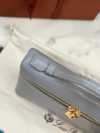  Loro Piana Extra Pocket L19 Lizard Leather Bag #3063 - Image 4