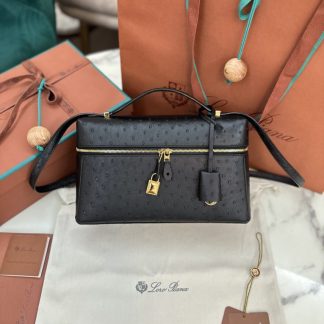 Replica Loro Piana Extra Bag L27 Ostrich Leather #3080