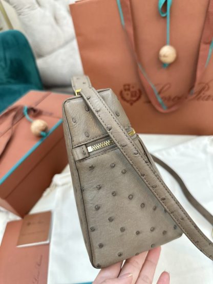  Loro Piana Extra Bag L27 Ostrich Leather #3079 - Image 2