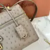  Loro Piana Extra Bag L27 Ostrich Leather #3079 - Image 8
