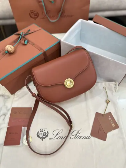  Loro Piana Small Ghiera bag Calfskin #3082 - Image 5