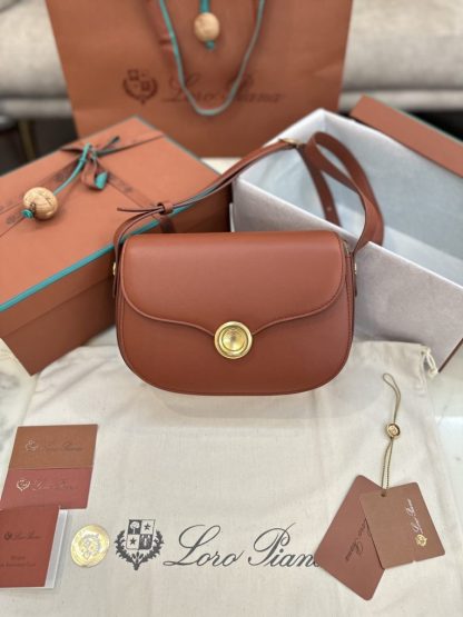 Replica Loro Piana Small Ghiera bag Calfskin #3082