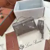  Loro Piana Extra Pocket L19 Alligator Leather Bag Sliver #3055 - Image 7