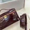  Loro Piana Extra Pocket L19 Alligator Leather Bag #3051 - Image 9