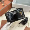  Loro Piana Extra Pocket L19 Alligator Leather Bag Sliver #3053 - Image 2