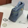 Loro Piana Extra Pocket L19 Alligator Leather Bag #3054 - Image 4