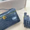  Loro Piana Extra Pocket L19 Alligator Leather Bag #3054 - Image 6