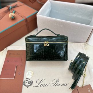 Replica Loro Piana Extra Pocket L19 Alligator Leather Bag #3057
