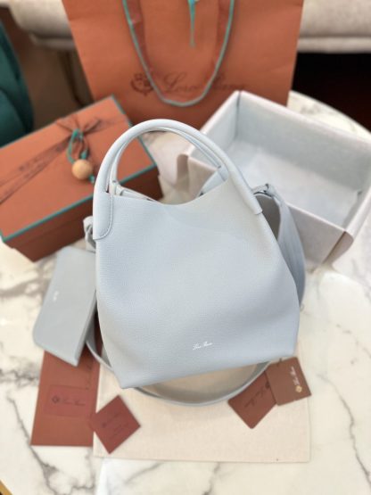 Replica Loro Piana Large Bale bag Calfskin #3040