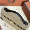  Loro Piana Extra Poket L27 Cotton & Leather Bags #3001 - Image 7
