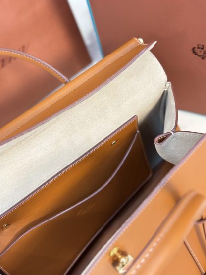  Loro Piana Loom Bag L32 Warm Tan (L08P) Smooth Calfskin #3344 - Image 4