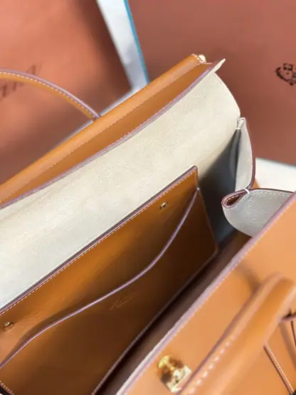  Loro Piana Loom Bag L32 Warm Tan (L08P) Smooth Calfskin #3344 - Image 4