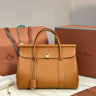 Replica Loro Piana Loom Bag L32 Warm Tan (L08P) Smooth Calfskin #3344