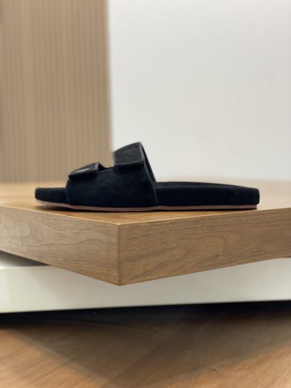  Loro Piana Men's Sandal Slippers Calfskin Suede #3209 - Image 9