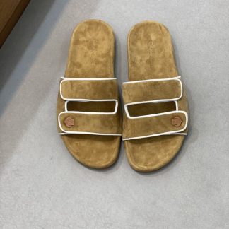 Replica Loro Piana Men's Sandal Slippers Calfskin Suede #3208