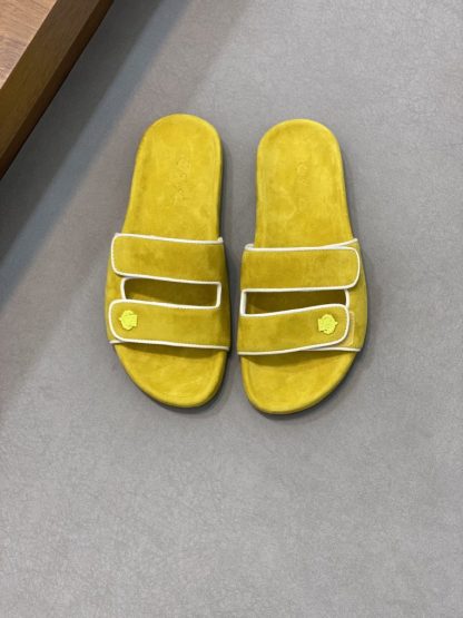 Replica Loro Piana Men's Sandal Slippers Calfskin Suede #3207